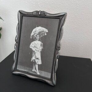 Vintage NOS 1989 Semo Pewter Photo Frame 4x6 Made in Korea w/Box